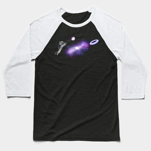 Spaceballs: Astronaut Space Basketball Baseball T-Shirt by PickleDesigns